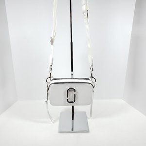 Marc Jacobs Snapshot Leather Crossbody - DTM White